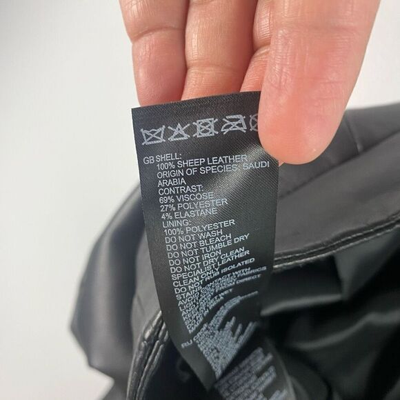 REISS Reagan Leather Pencil Skirt - Picture 11 of 16